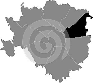 Location map of the Municipio 3 Zone of Milan, Italy CittÃÂ  Studi, Lambrate, Porta Venezia photo